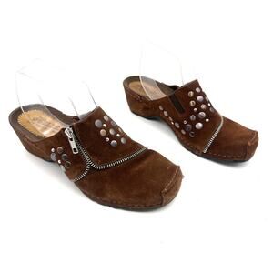 Helle women's Comfort PARWIN Brown Clog - size 40EU / 9US